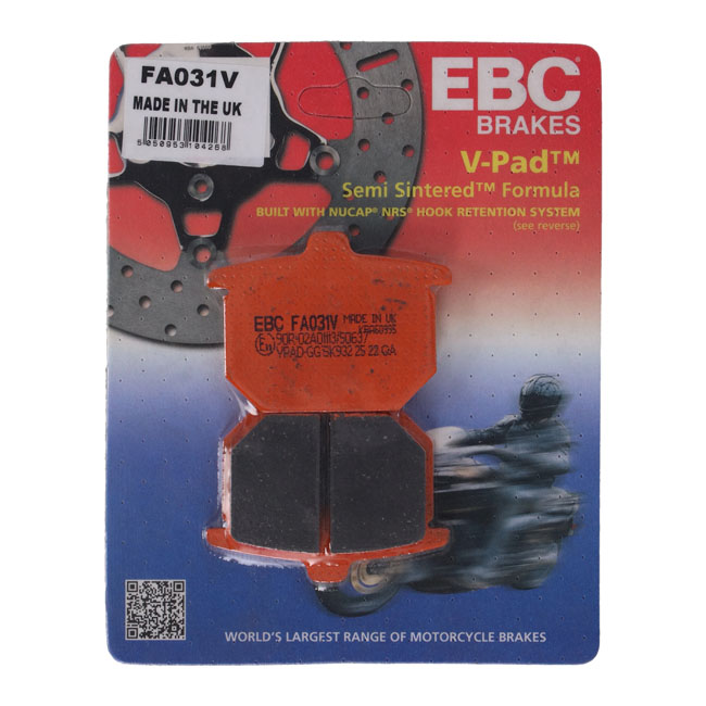 EBC V-pad Semi Sintered brake pads