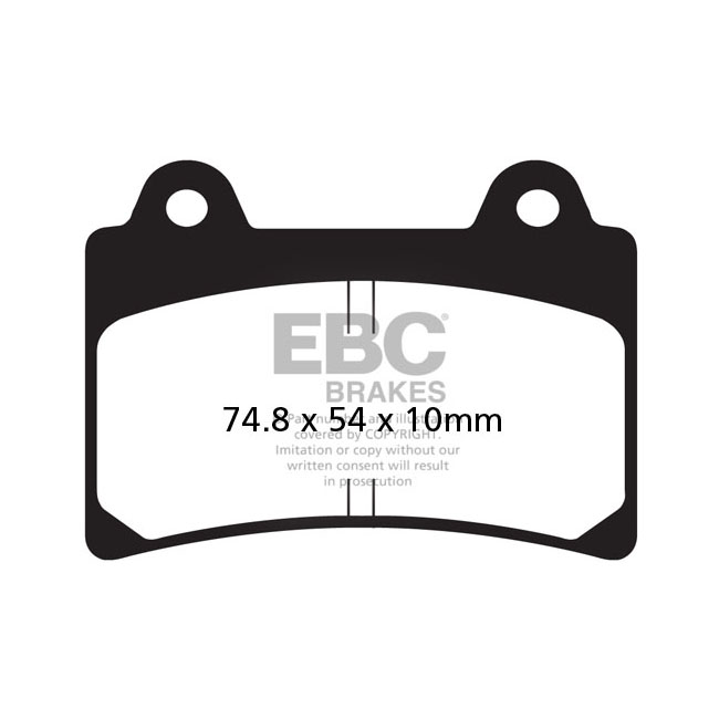 EBC V-pad Semi Sintered brake pads