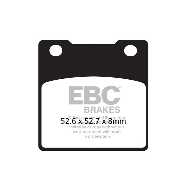 EBC V-pad Semi Sintered brake pads