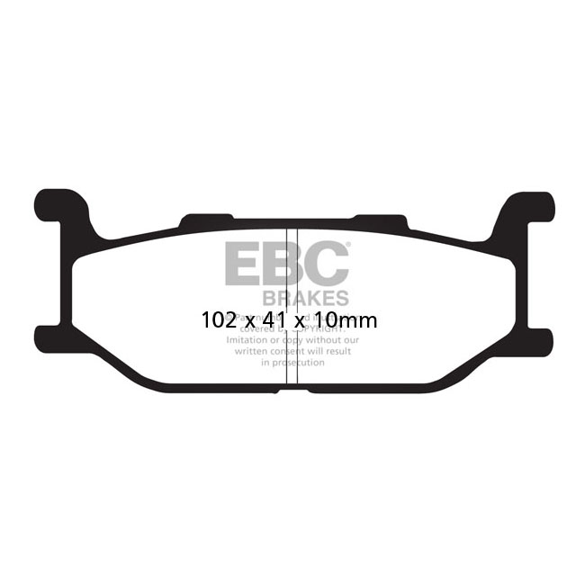 EBC V-pad Semi Sintered brake pads
