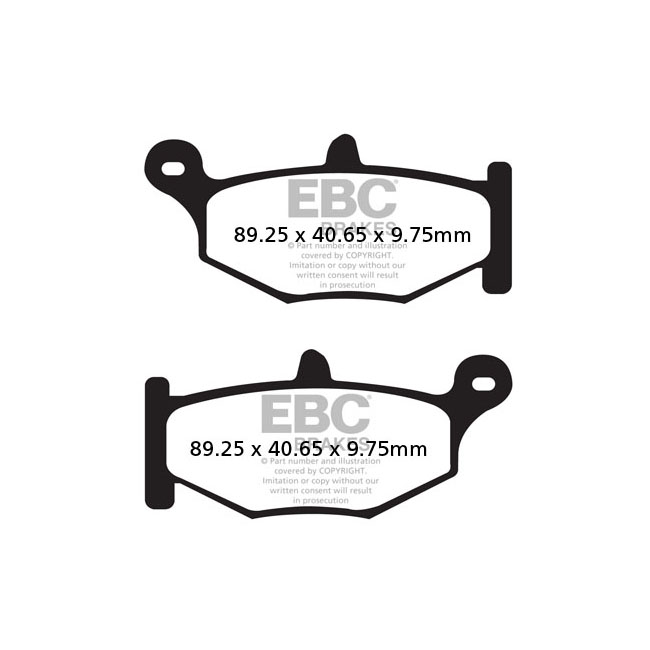 EBC V-pad Semi Sintered brake pads
