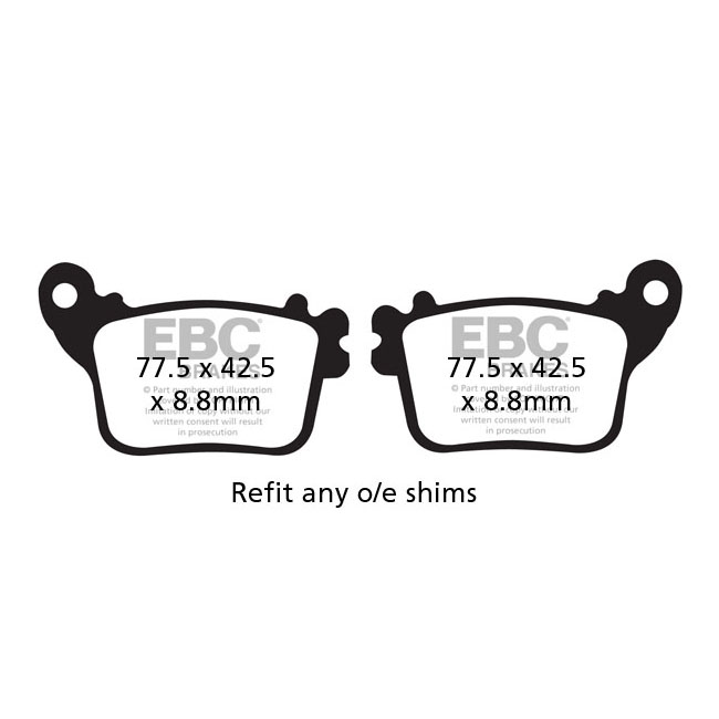 EBC Organic brake pads