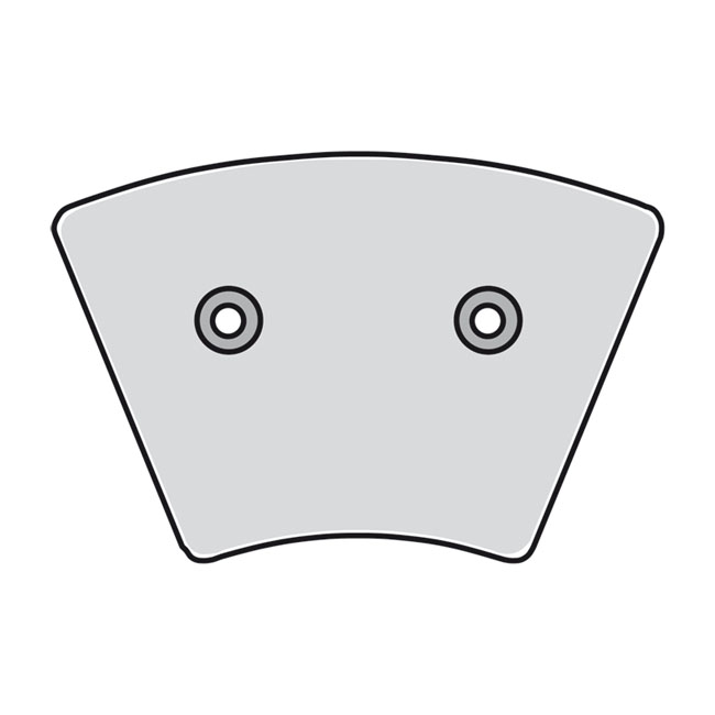 EBC, brake pad set. Organic