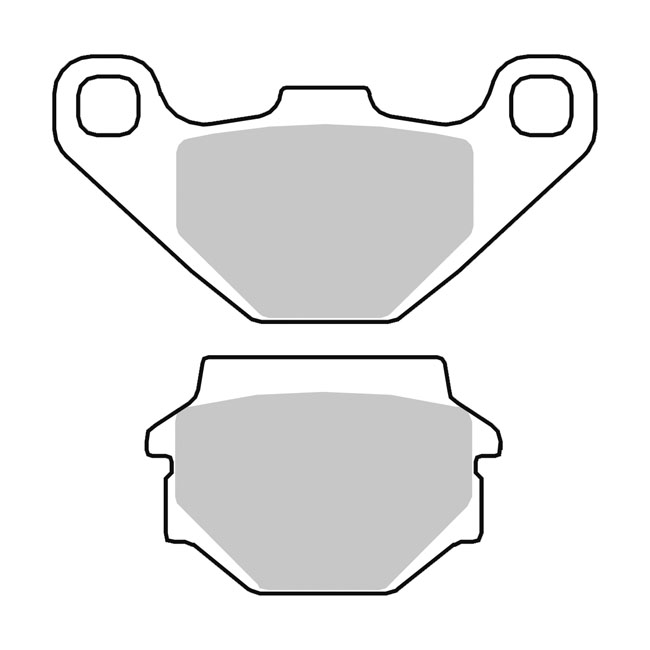 EBC, brake pad set. Organic