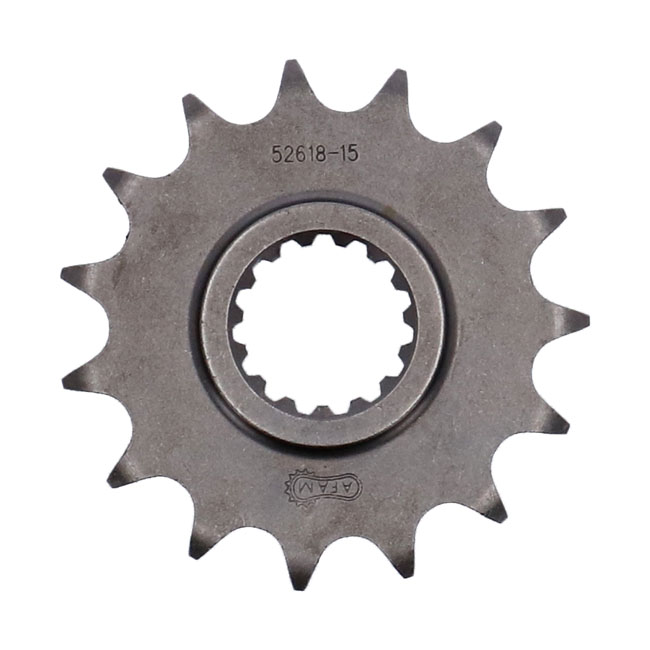 Afam, steel front sprocket. 15 teeth
