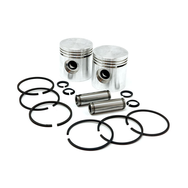 Replacement 45" Flathead piston kit. +.020"