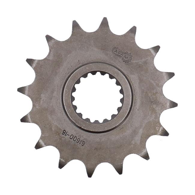 Afam, steel front sprocket. 16 teeth