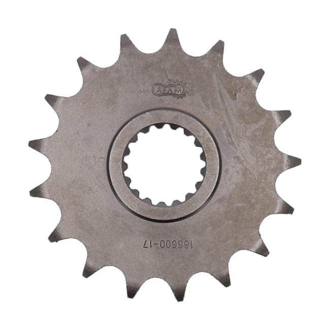 Afam, steel front sprocket. 17 teeth