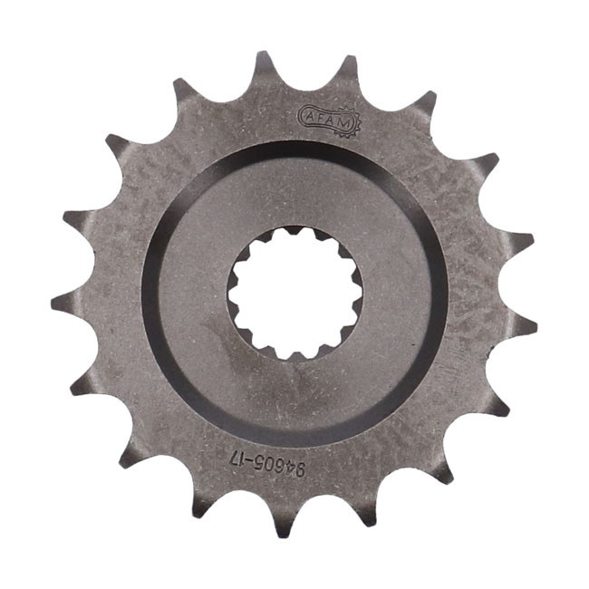 Afam, steel front sprocket. 17 teeth