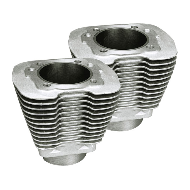 S&S, 3-5/8" big bore Evo cylinder set. Black