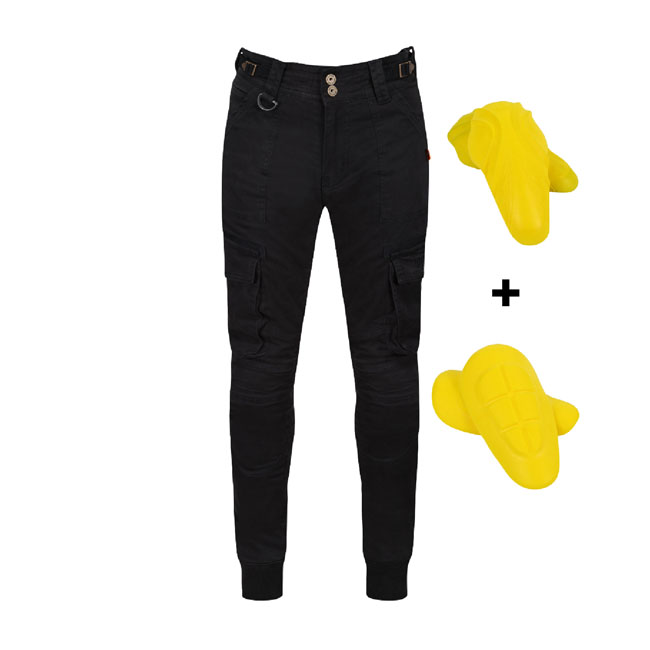 Motogirl Lara Cargo pants black Size EU34 / UK6 / IT38 / US4