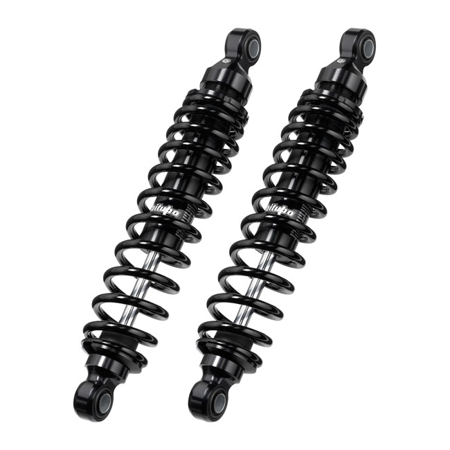*2 WEEKS EXTRA TRANSIT TIME* Bitubo, WMB dual shock absorber set. Black. 321mm