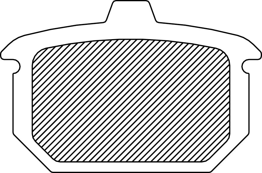 BRAKE PAD-DRAG SINTERD
