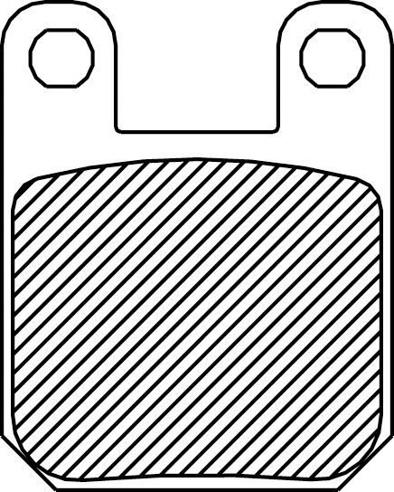 BRAKE PAD-DRAG SINTERD