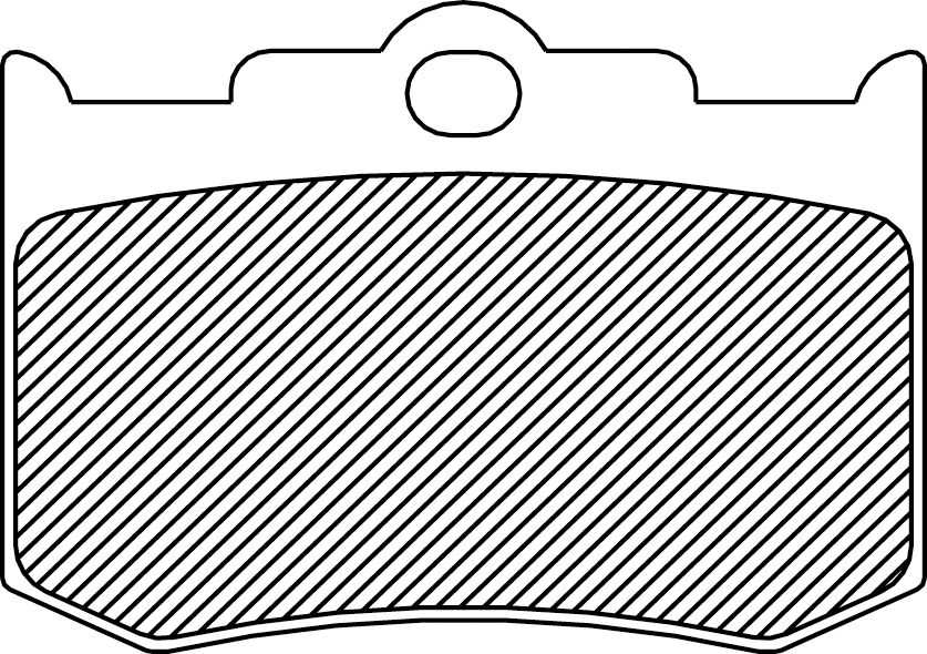 BRAKE PAD-DRAG SINTERD
