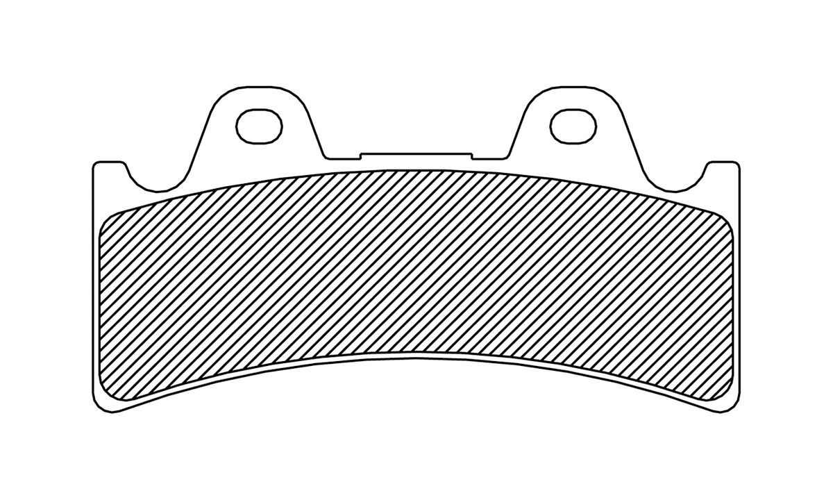 BRAKE PAD-DRAG SINTERD