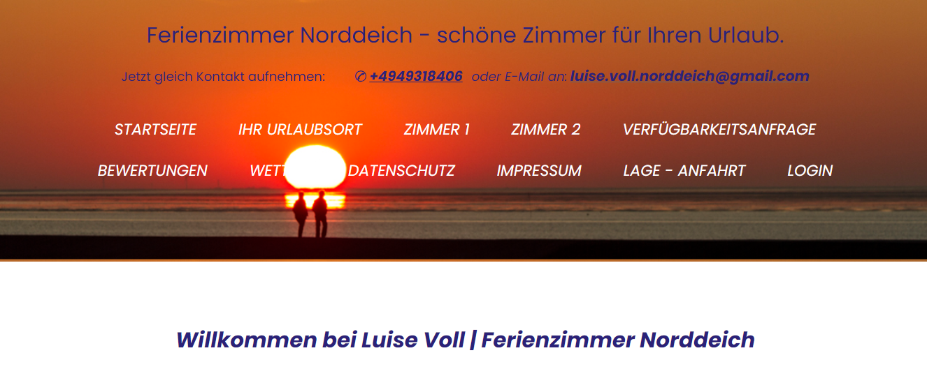 Ferienzimmer in Norddeich